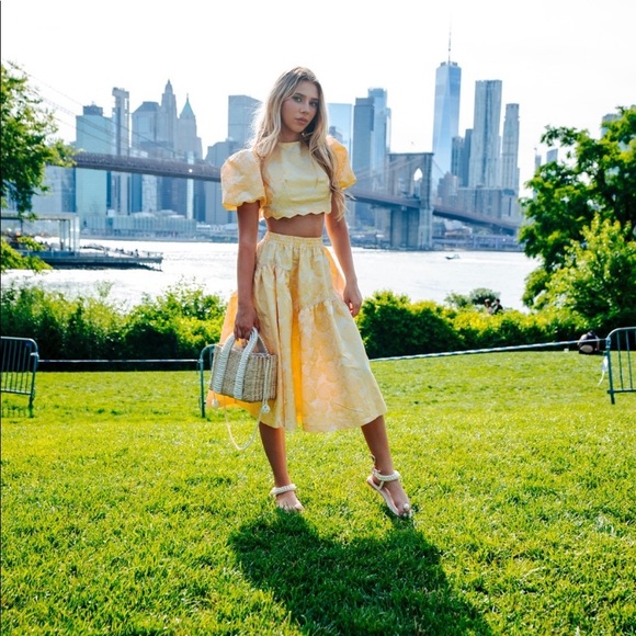 Dresses & Skirts - Yellow Floral Women's Skirt